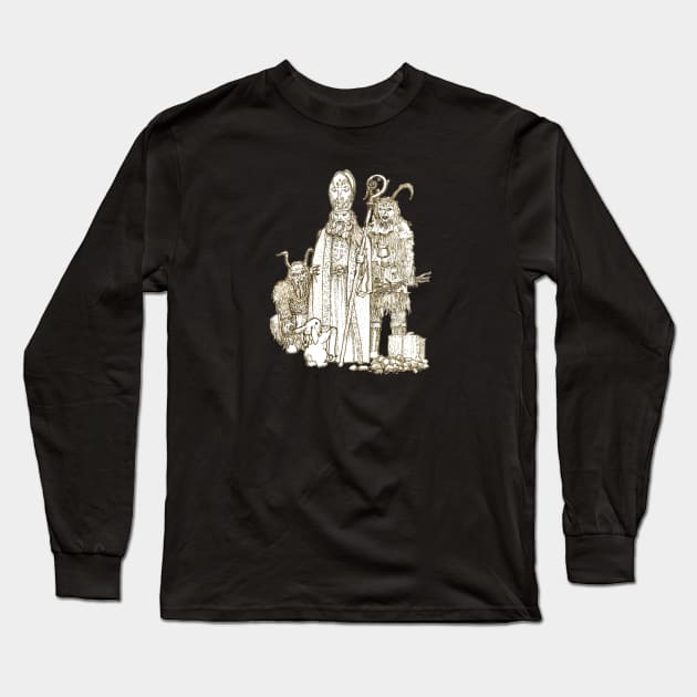 Reasoning with St Nick Long Sleeve T-Shirt by Heiderbou